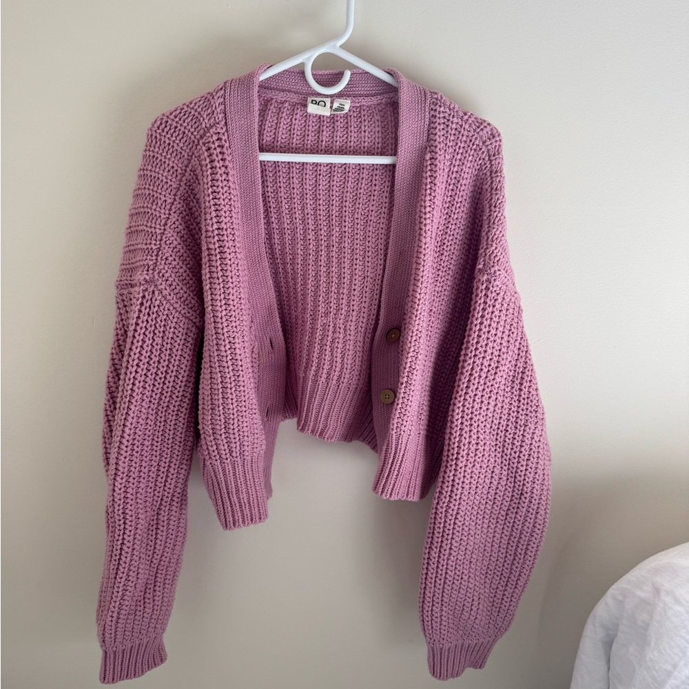 Cozy Pink Knit Sweater